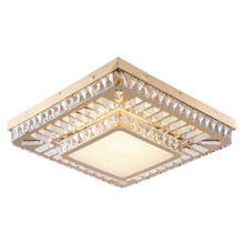 Lynn Iron & Crystal LED Flush Mount Ceiling Light