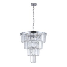 Bonfield Crystal Tiered 6 Light Chandelier