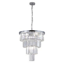 Bonfield Crystal Tiered 6 Light Chandelier