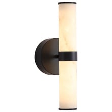 Margot Marble-Look LED Outdoor Wall Light