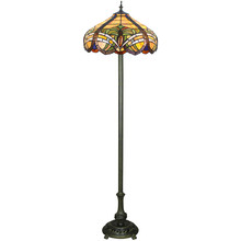 Baroque Tiffany-Style Floor Lamp