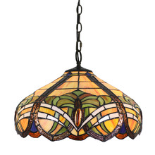 Baroque Tiffany-Style Pendant Light