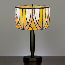 Victorian Tiffany Stained Glass Table Lamp