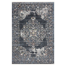 Dark Grey Crest Twilight Power-Loomed Rug