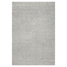 Light Grey Ridges Power-Loomed Rug