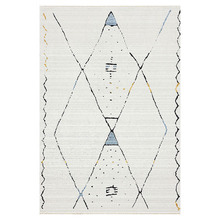 Cream Sketch Twilight Power-Loomed Rug