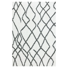 Cream Mesh Mellow Power-Loomed Rug