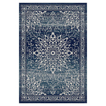 Navy Fade Barren Power-Loomed Rug