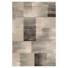 Brown Block Aslan Power-Loomed Rug