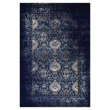 Navy Vignette Barren Power-Loomed Rug