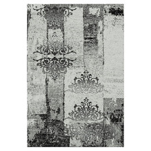 Grey Column Beantown Power-Loomed Rug
