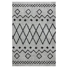 Grey Sketch Mellow Power-Loomed Rug