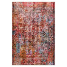 Orange Glory Power-Loomed Rug