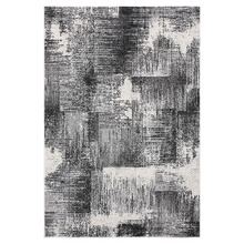 Grey Scratch Aslan Power-Loomed Rug