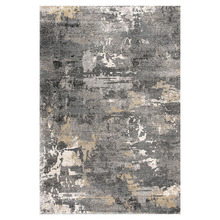 Grey Rouge Metro Power-Loomed Rug