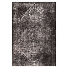 Black & Grey Glory Power-Loomed Rug