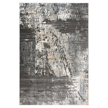 Ash Grey Fantasy Power-Loomed Rug