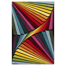 Multi-Coloured Prism Nebula Power-Loomed Rug
