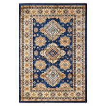 Navy Oriental Potion Power-Loomed Rug