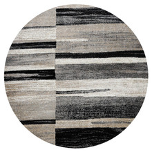 Grey Grain Beantown Round Rug