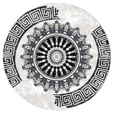 Grey Dome Beantown Round Rug