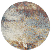 Tyreece Power-Loomed Round Rug