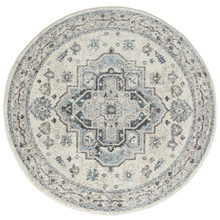 Sabriyah Power-Loomed Round Rug