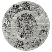Garrett Rea Power-Loomed Round Rug