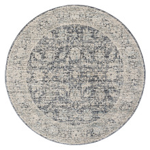 Charcoal Fantine Round Rug
