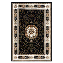 Black Ceres Power-Loomed Rug