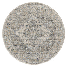 Taupe Fantine Round Rug