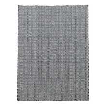 Dove Grey Eye Marrakesh Kilim Wool Rug