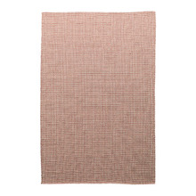 Red Houndstooth Flat Weave Rug