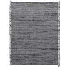Black & White Medina Fringed Wool-Blend Rug