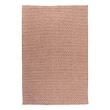 Red Chevron Cotton & Jute Rug