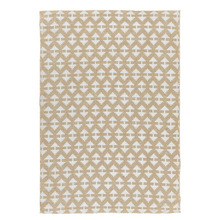 White Arrow Flat Weave Rug