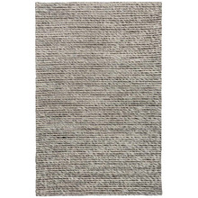 Silver Valencia Hand-Knotted Wool-Blend Rug