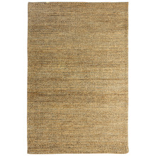 Natural & Grey Cuba Fx Hand-Braided Jute & Wool Rug