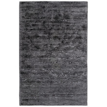Charcoal Oulu Hand-Loomed Viscose Rug