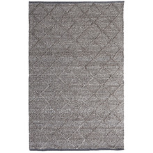 Trunk Grey Crossroads Flat-Woven Wool-Blend Rug