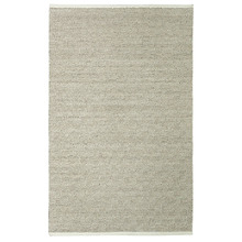 Beige Diamond Square Flat-Woven Wool-Blend Rug