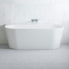 Blaze Gloss White Acrylic Back to Wall Bath