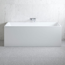 Cubiz Gloss White Acrylic Freestanding Bath