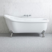 Nova 1700mm Gloss White Acrylic Claw Foot Bath