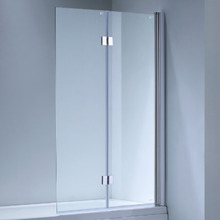 Tallow 938 x 1420mm Chrome Semi-frameless Bath Shower Screen
