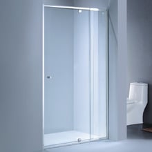Fairford Chrome Semi-framed Shower Screen Front