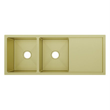 Hanes 1160mm Undermount Double Stainless Steel Kitchen Sink with Drainer