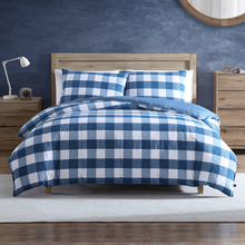 Nautica Gingham Cotton Quilt Cover Set