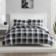 Nautica Plaid Cotton Quilt Cover Set