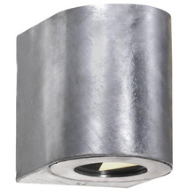 Canto Galvanised Steel Outdoor Up/Down Wall Light